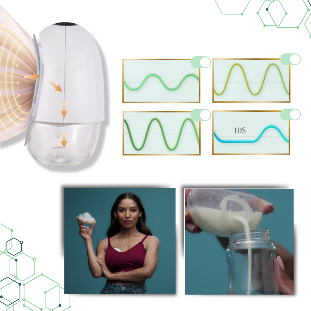 Sacaleches automático y antigoteo
- Ozerty