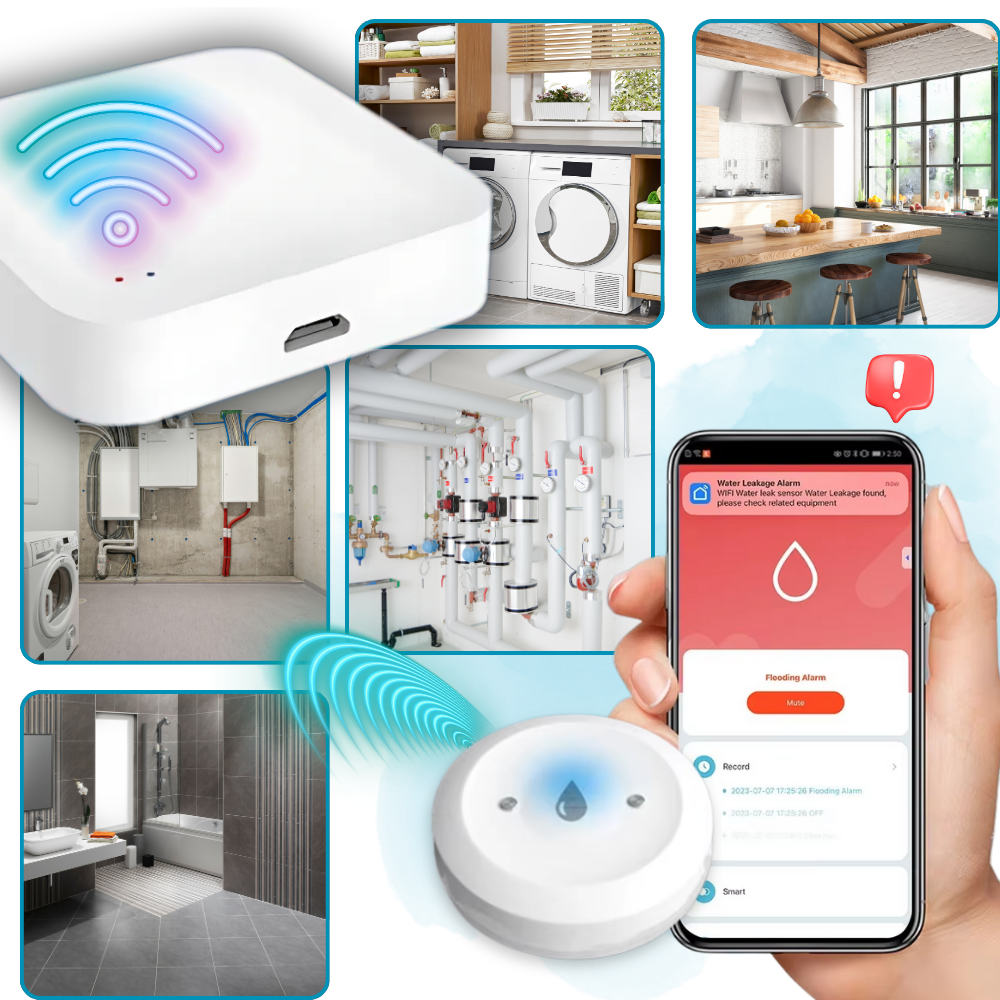 Sensor inalámbrico antigoteo - Ozerty