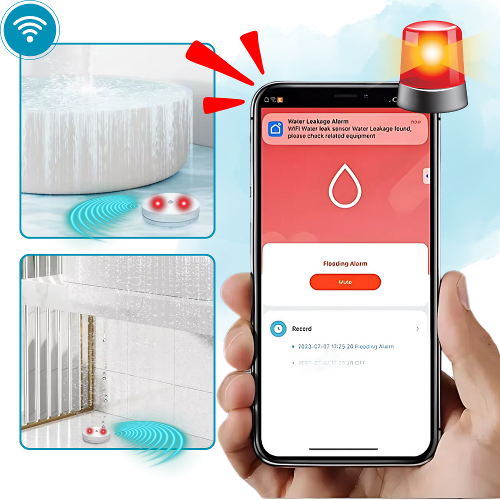 Sensor inalámbrico antigoteo - Ozerty