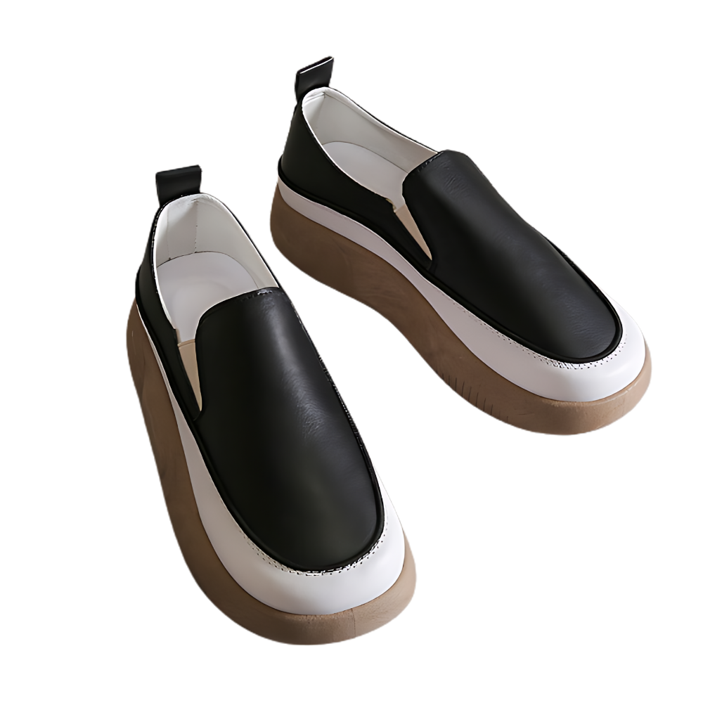 Mocasines ligeros con plataforma blanda
-Negro/EU35/US5/UK2.5Negro/EU36/US6/UK3Negro/EU37/US6.5/UK4Negro/EU38/US7.5/UK5Negro/EU39/US8.5/UK6Negro/EU40/US9/UK6.5 - Ozerty