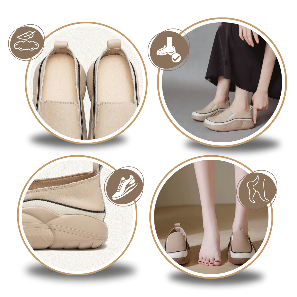 Mocasines ligeros con plataforma blanda
- Ozerty