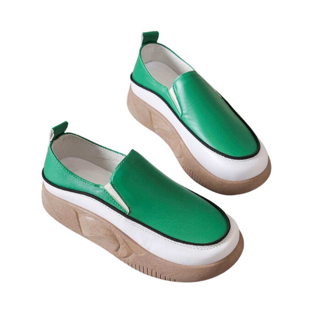 Mocasines ligeros con plataforma blanda
-Verde/EU35/US5/UK2.5Verde/EU36/US6/UK3Verde/EU37/US6.5/UK4Verde/EU38/US7.5/UK5Verde/EU39/US8.5/UK6Verde/EU40/US9/UK6.5 - Ozerty
