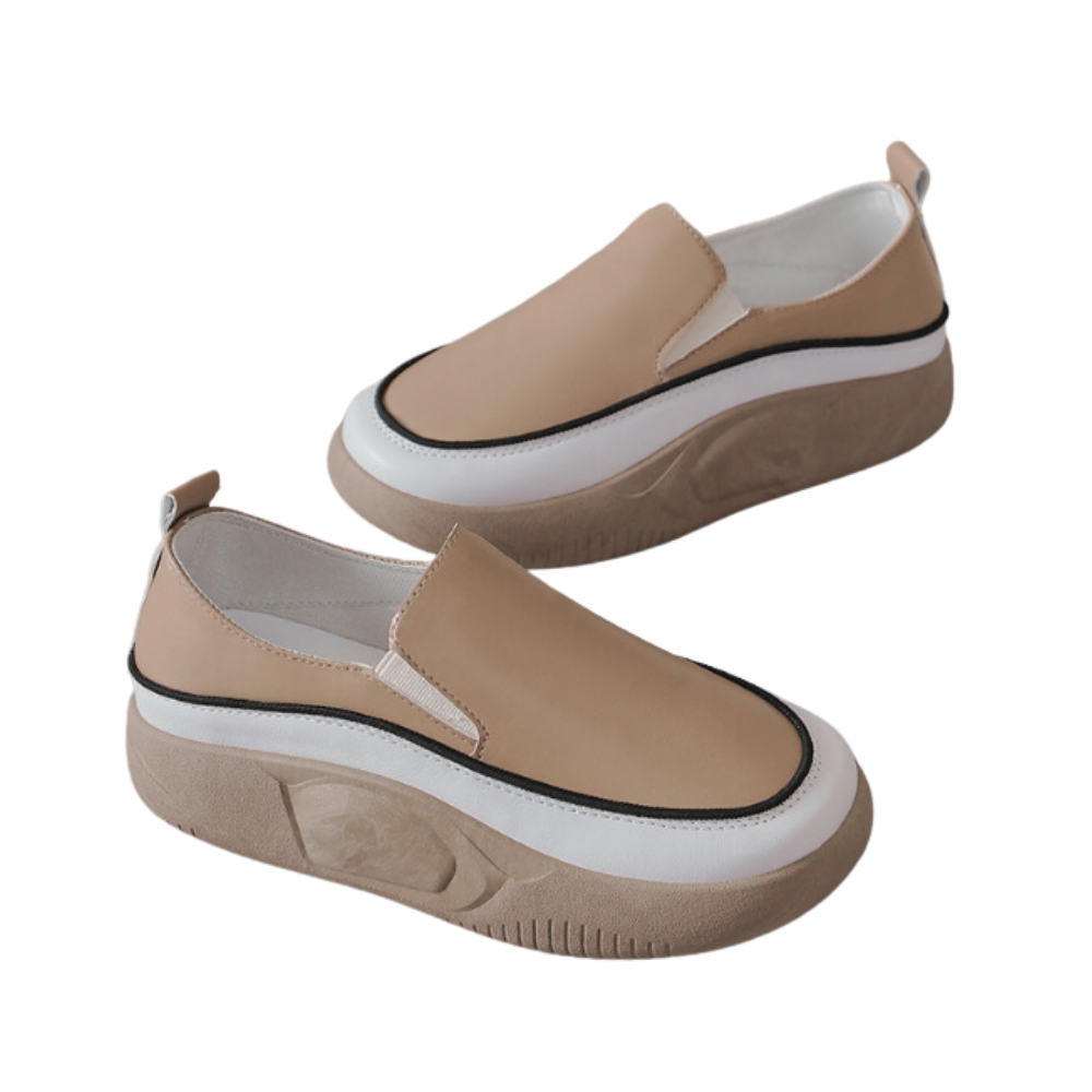 Mocasines ligeros con plataforma blanda
-Caqui/EU35/US5/UK2.5Caqui/EU36/US6/UK3Caqui/EU37/US6.5/UK4Caqui/EU38/US7.5/UK5Caqui/EU39/US8.5/UK6Caqui/EU40/US9/UK6.5 - Ozerty
