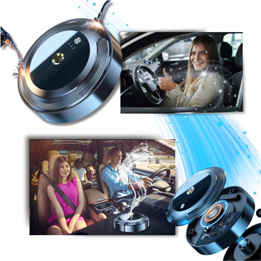 Purificador de aire para coche resistente al calor y de larga duración
- Ozerty