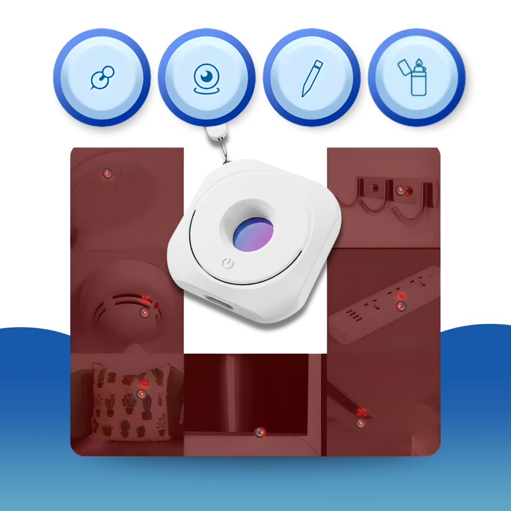 Detector de cámaras dual de largo alcance - Ozerty