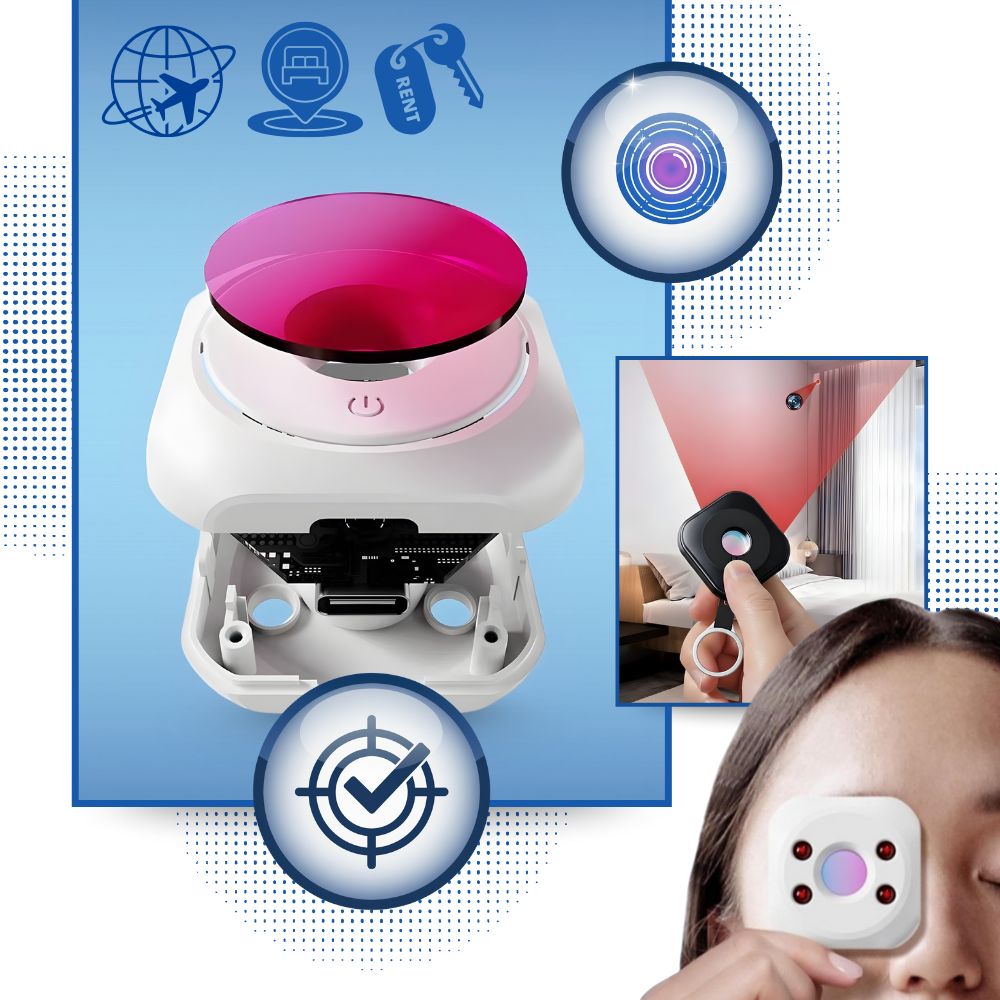 Detector de cámaras dual de largo alcance - Ozerty