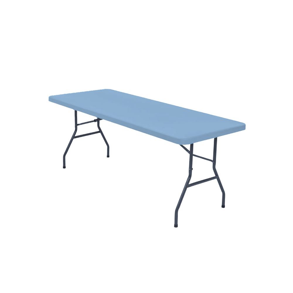 Mantel de lujosa piel de cordero -Azul - Ozerty