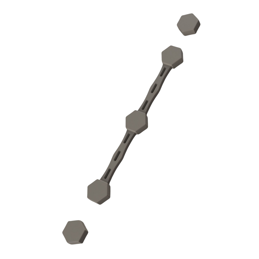 Freidora magnética con broche de pergamino -Gris - Ozerty