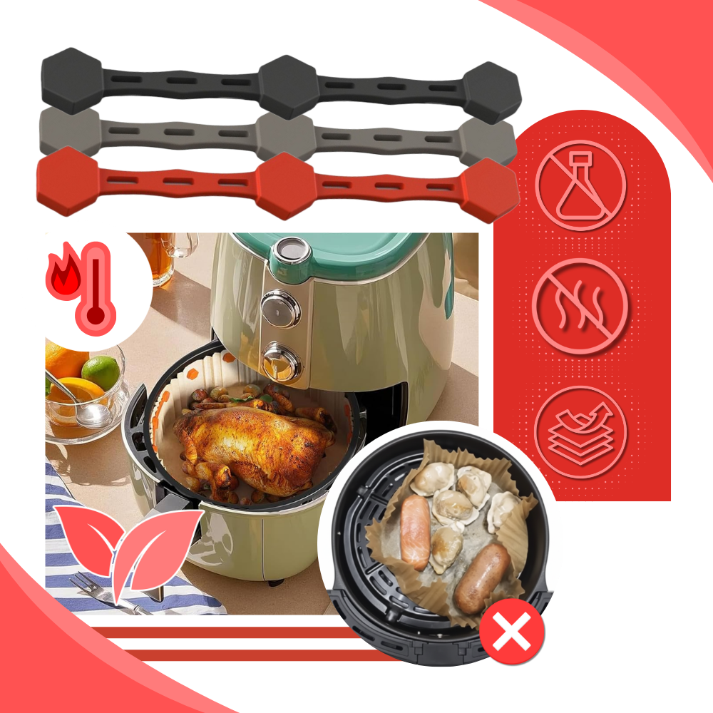 Freidora magnética con broche de pergamino - Ozerty