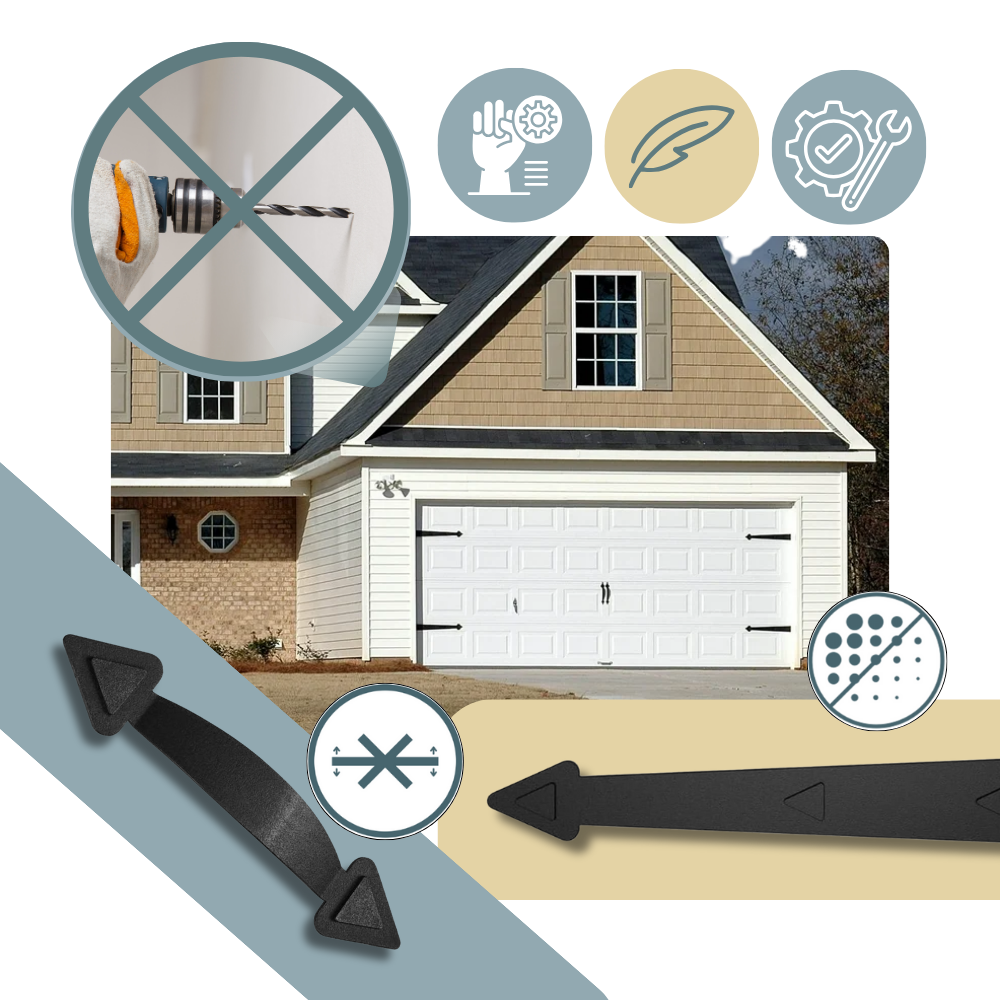Kit magnético para mejorar el aspecto exterior de la puerta - Ozerty