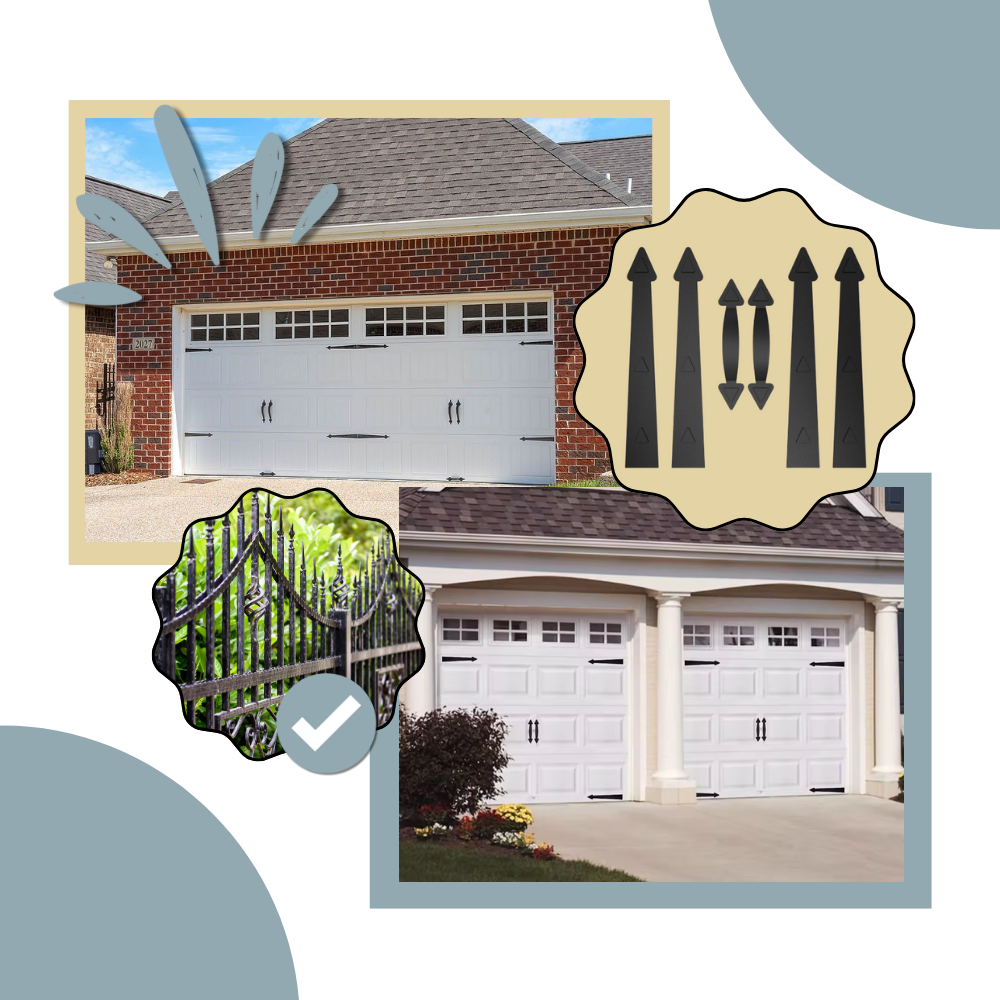 Kit magnético para mejorar el aspecto exterior de la puerta - Ozerty