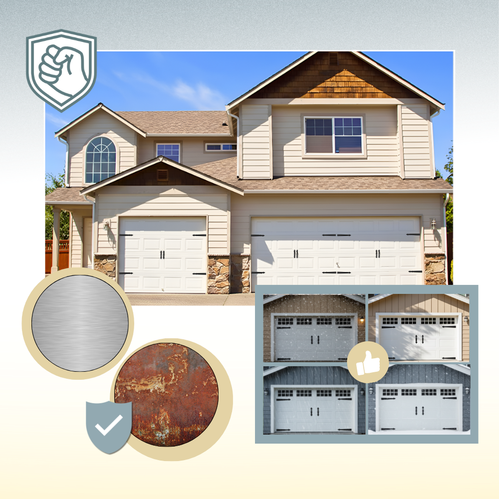 Kit magnético para mejorar el aspecto exterior de la puerta - Ozerty