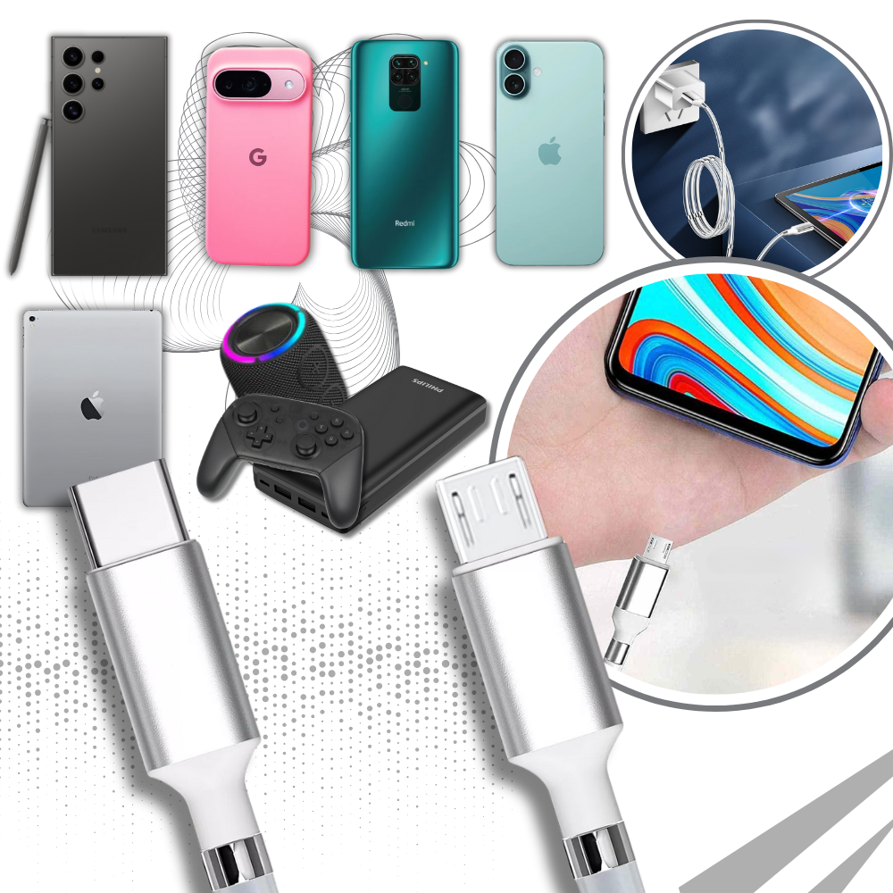 Cable USB flexible magnético - Ozerty