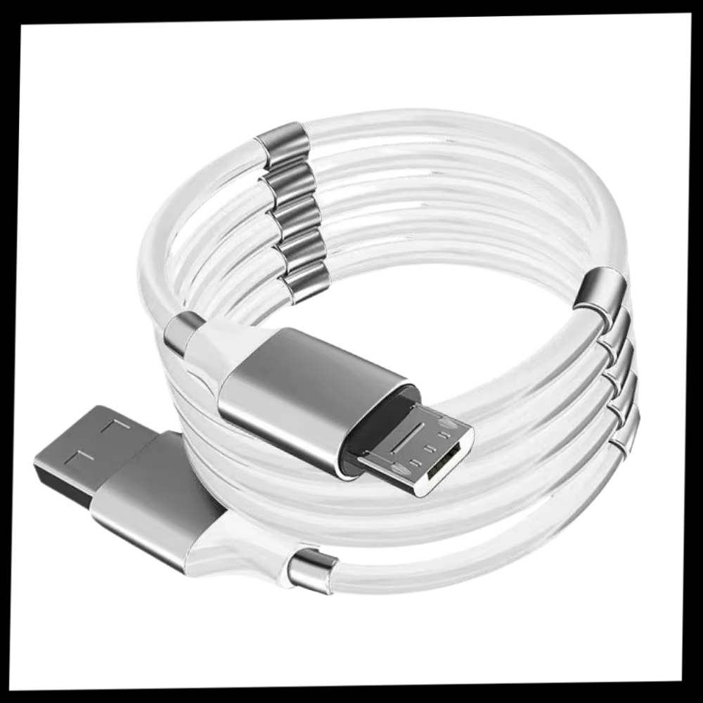 Cable USB flexible magnético - Ozerty