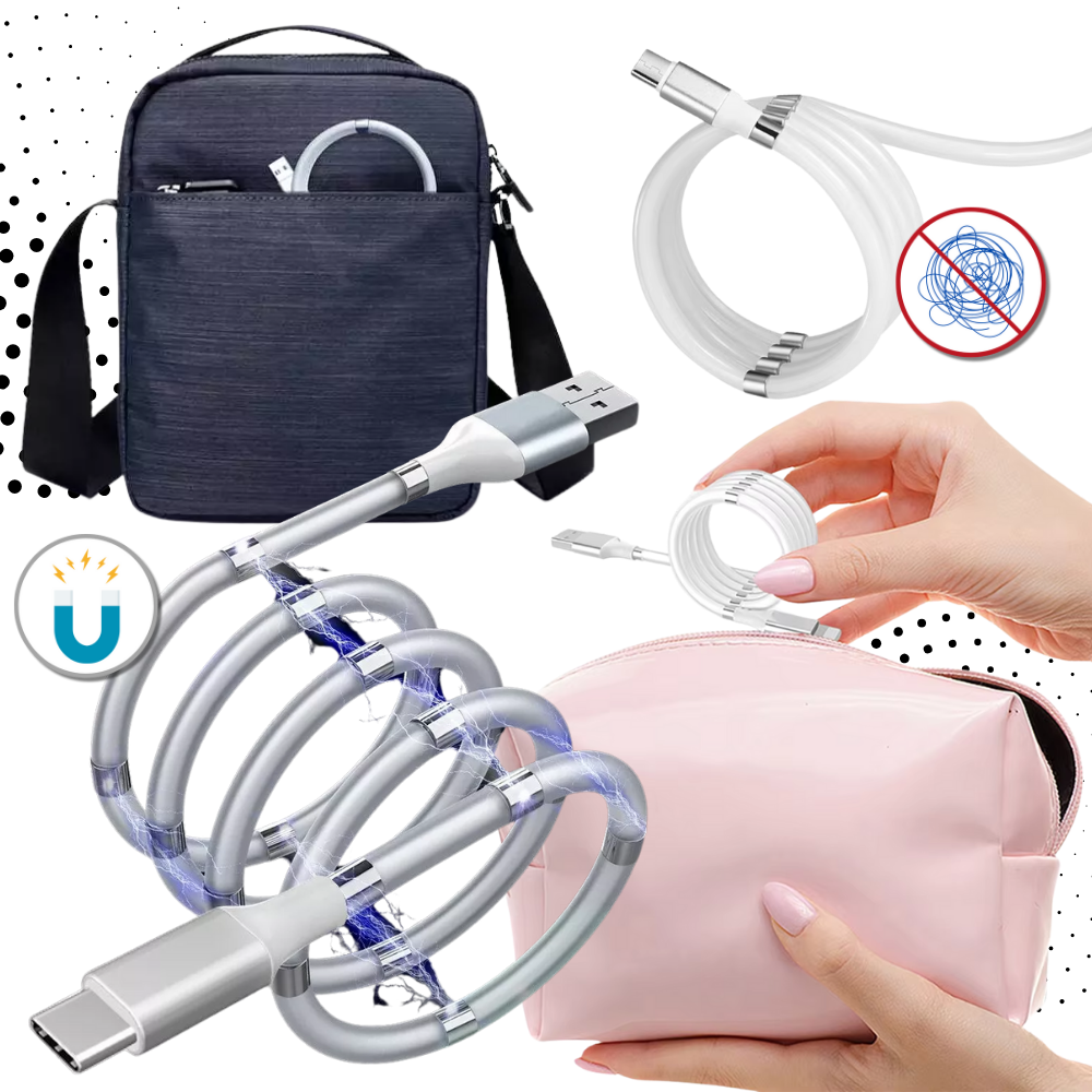 Cable USB flexible magnético - Ozerty