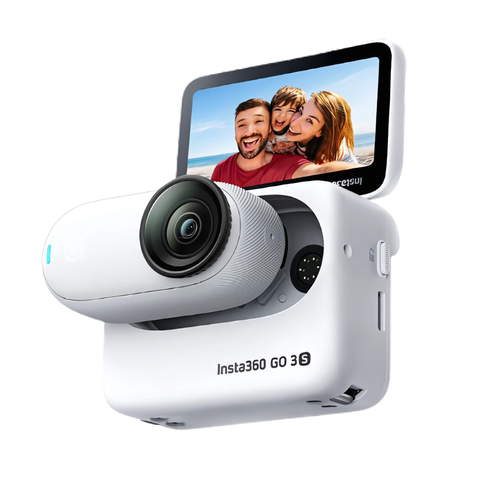 Cámara manos libres Insta 360 de montaje magnético -Blanco nieve - Ozerty