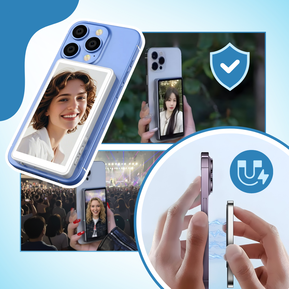 Monitor magnético para selfies con el teléfono - Ozerty
