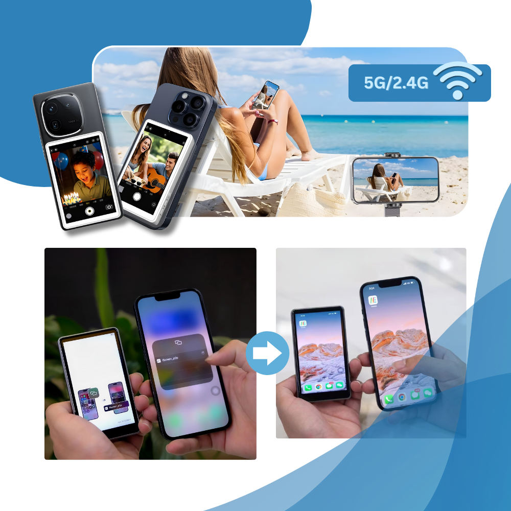Monitor magnético para selfies con el teléfono - Ozerty