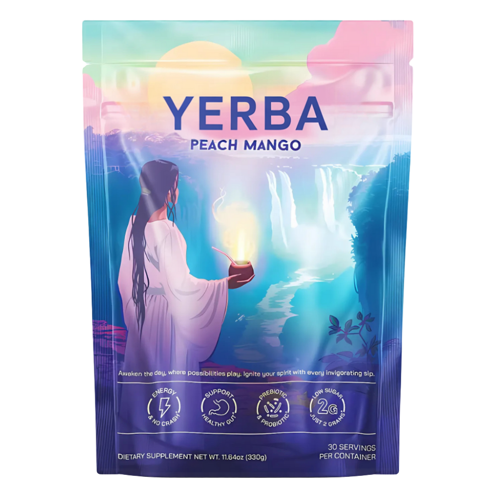 Té de yerba mate y matcha -Mango melocotón - Ozerty