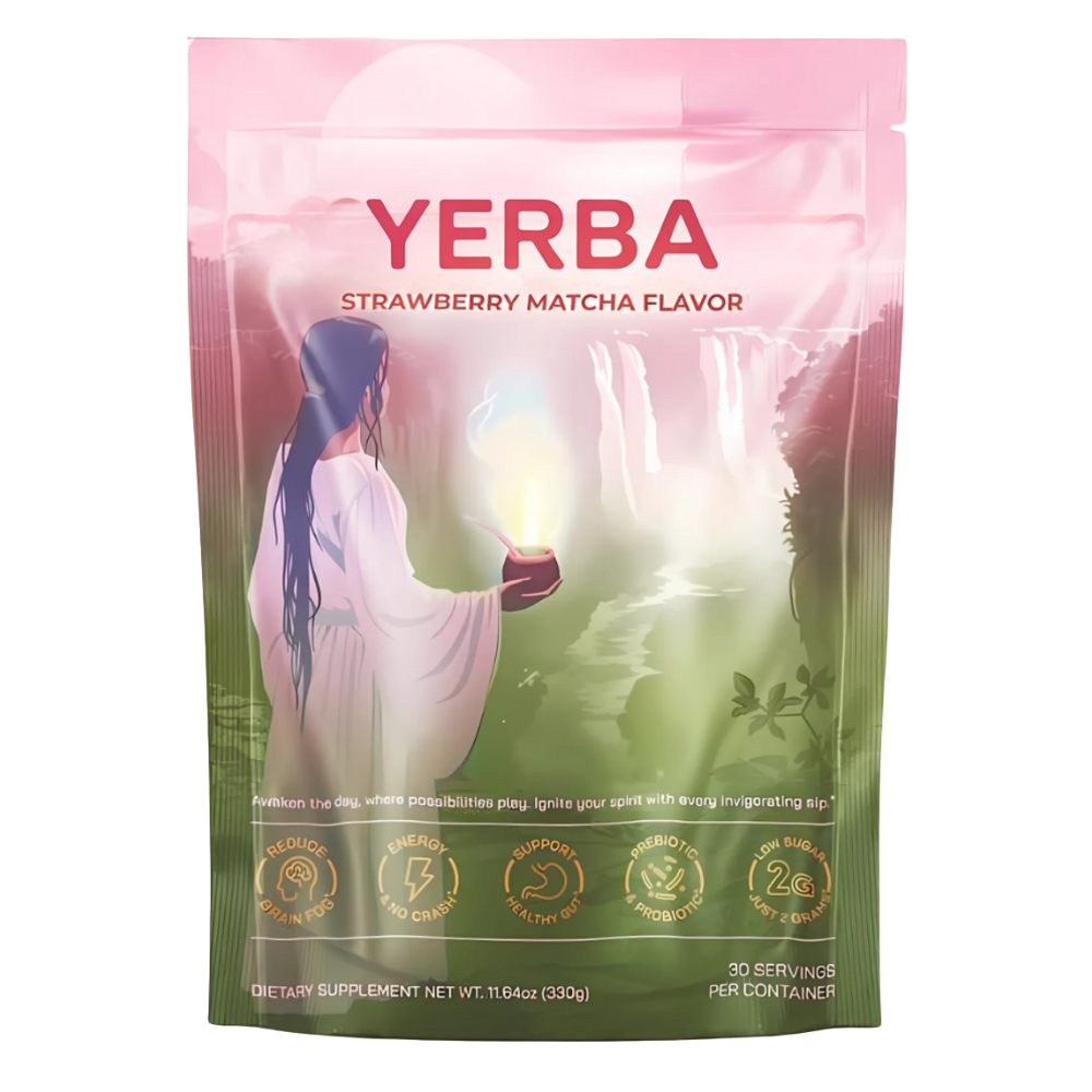 Té de yerba mate y matcha -Matcha con fresa - Ozerty