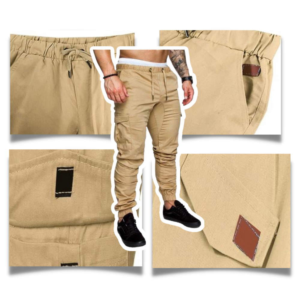 Pantalones cargo Slim Fit para hombre
- Ozerty
