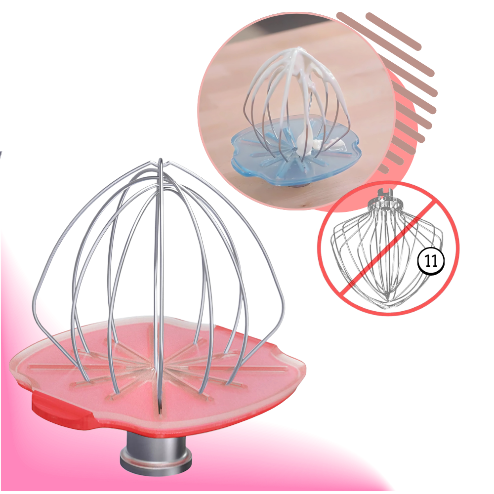 Tapa anti salpicaduras para varillas batidoras - Ozerty