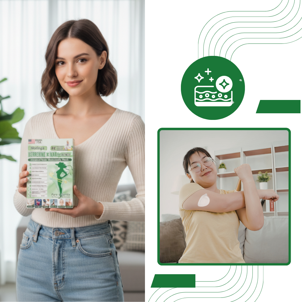 Parches de moringa con microagujas - Ozerty
