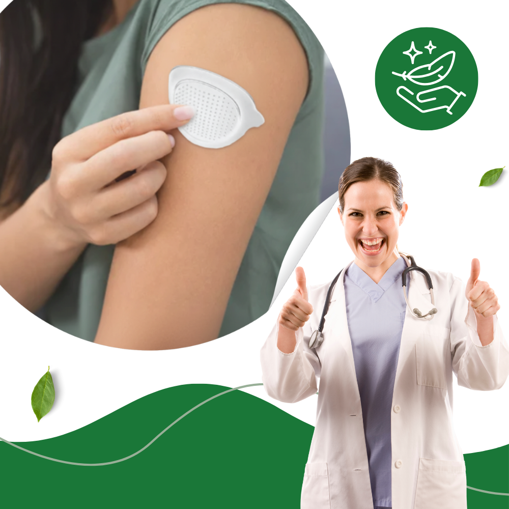 Parches de moringa con microagujas - Ozerty