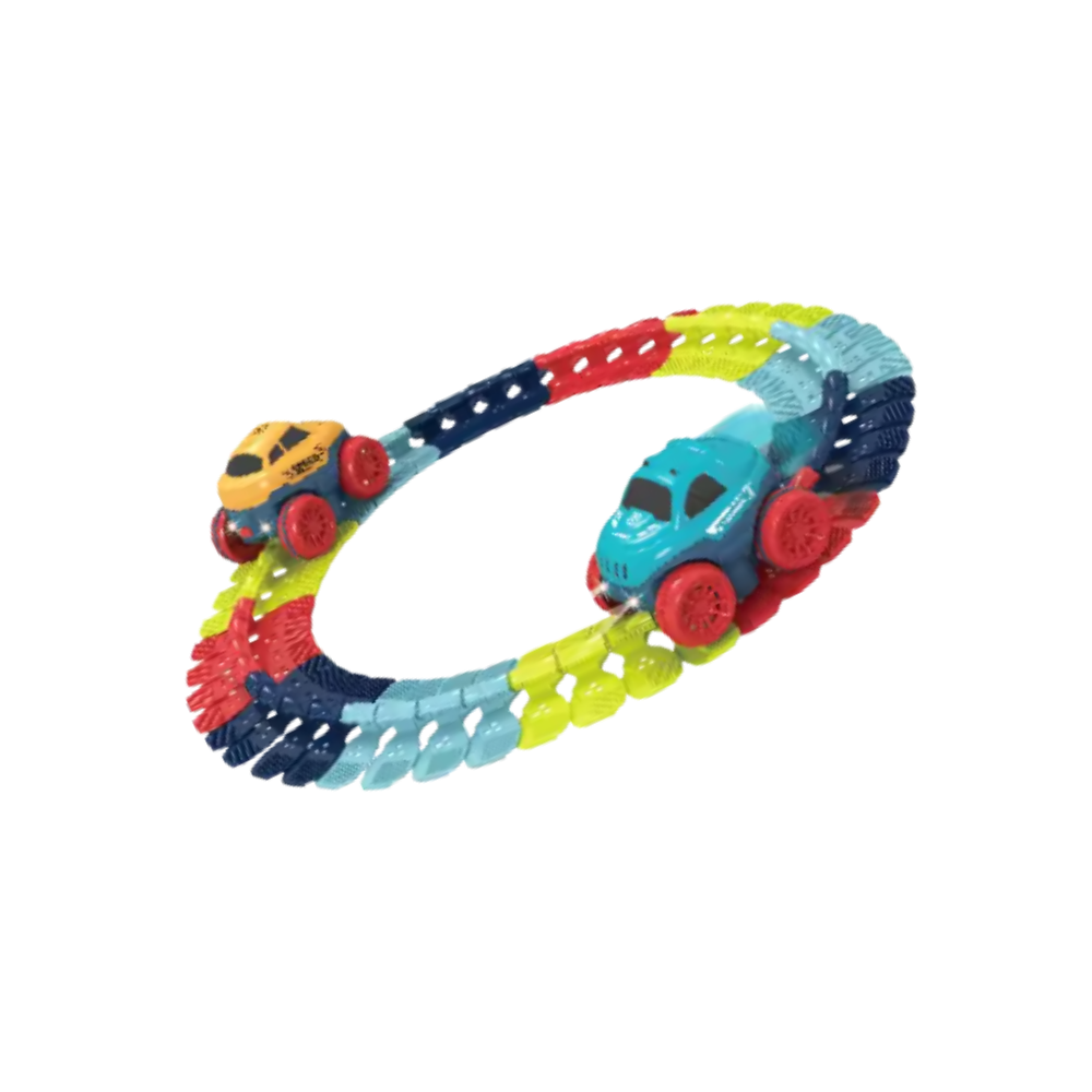 Mini pista de carreras de montaña rusa -50 unidades - Ozerty