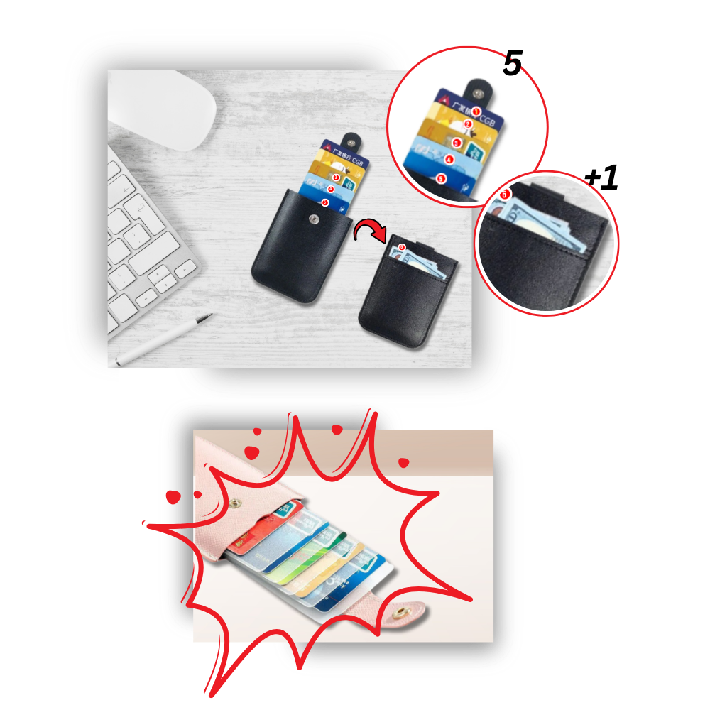 Cartera-tarjetero minimalista
- Ozerty