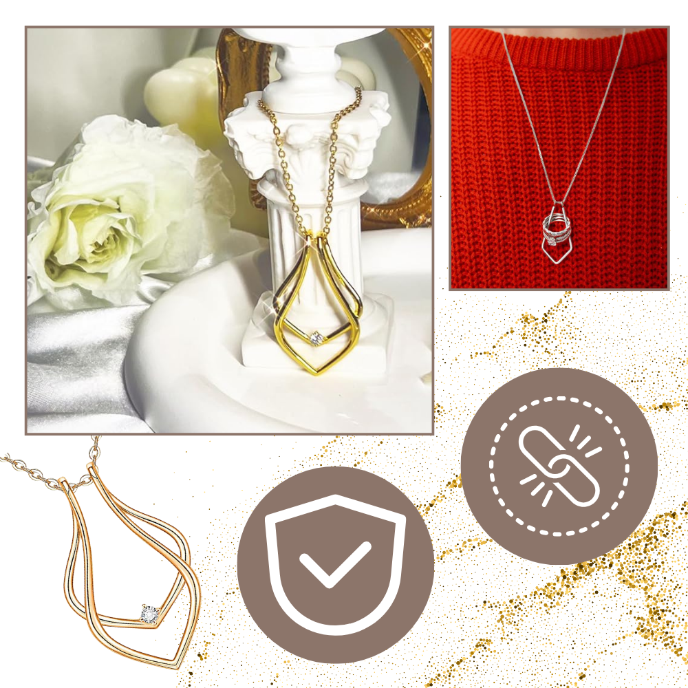 Colgante porta anillos minimalista
- Ozerty, Soporte de anillo para teléfono móvil 2 en 1 - Ozerty