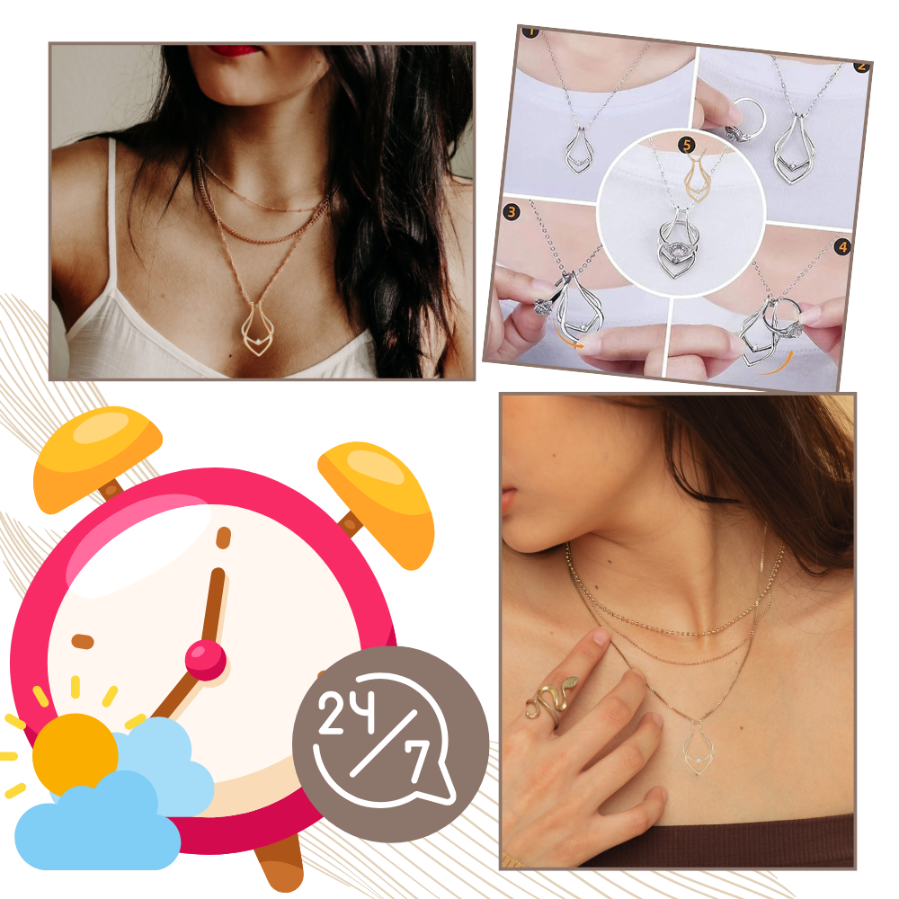 Colgante porta anillos minimalista
- Ozerty, Soporte de anillo para teléfono móvil 2 en 1 - Ozerty