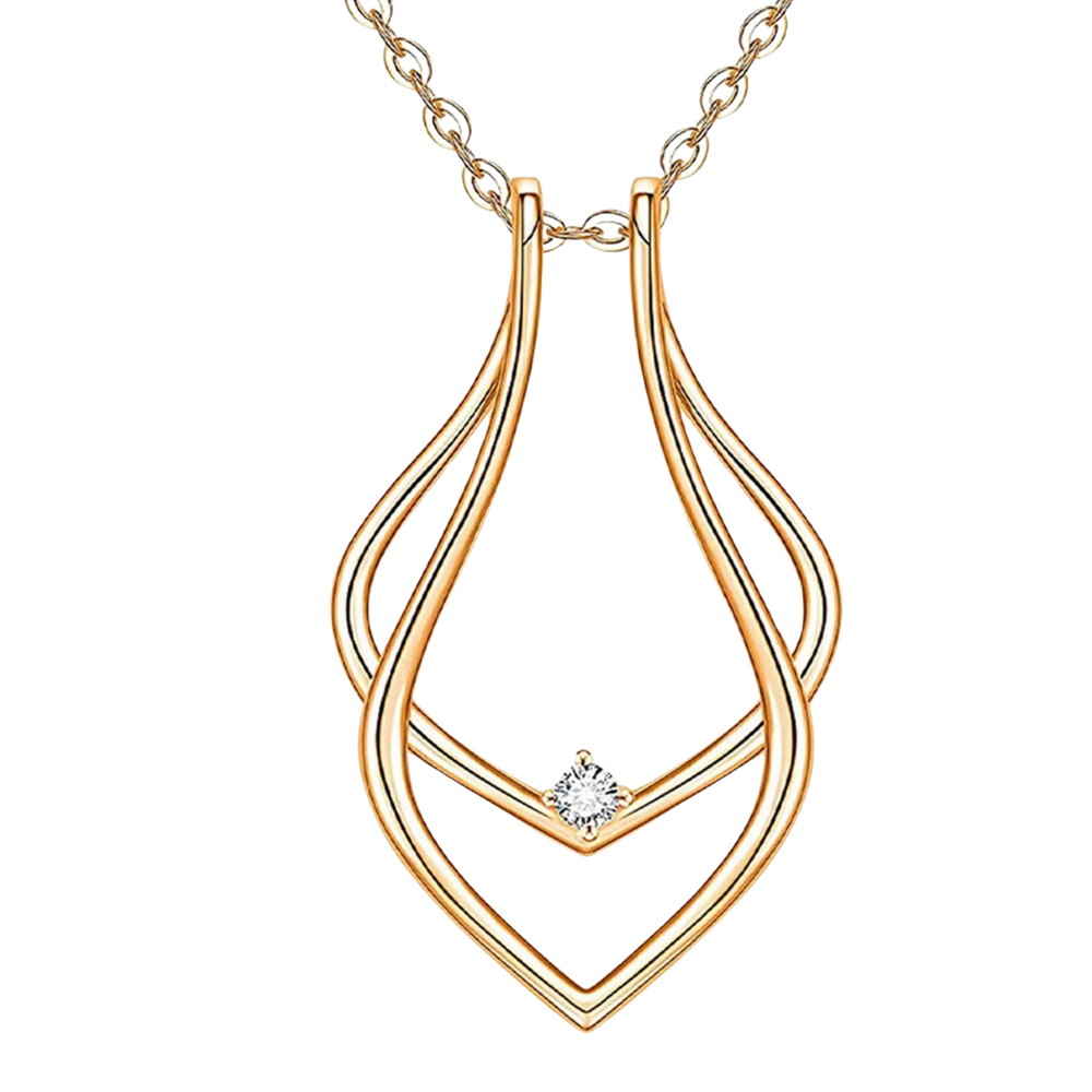 Colgante porta anillos minimalista
-Oro - Ozerty