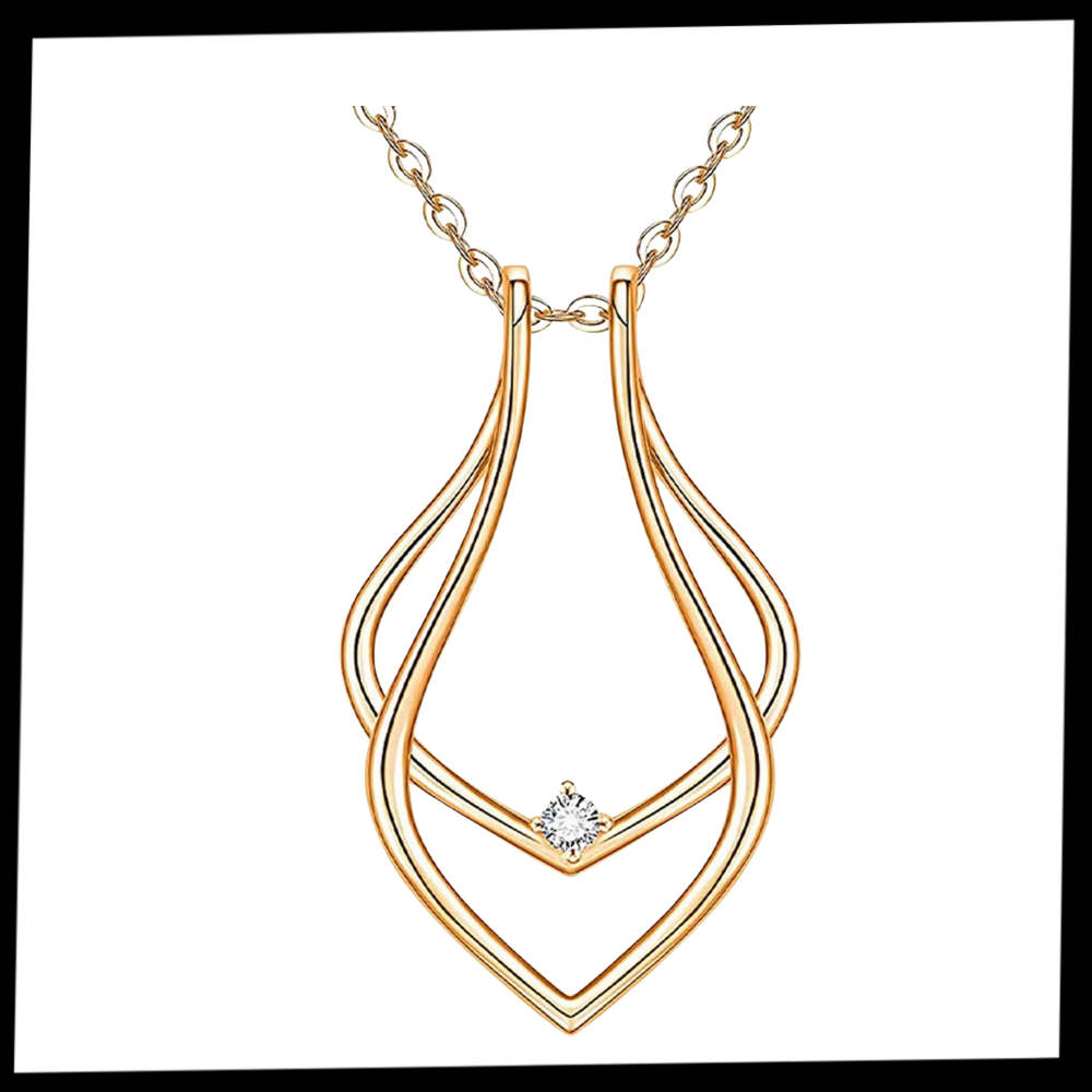 Colgante porta anillos minimalista
- Ozerty, Soporte de anillo para teléfono móvil 2 en 1 - Ozerty