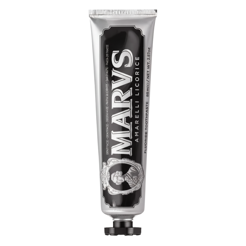 Pasta de dientes blanqueadora con menta -Negro - Ozerty