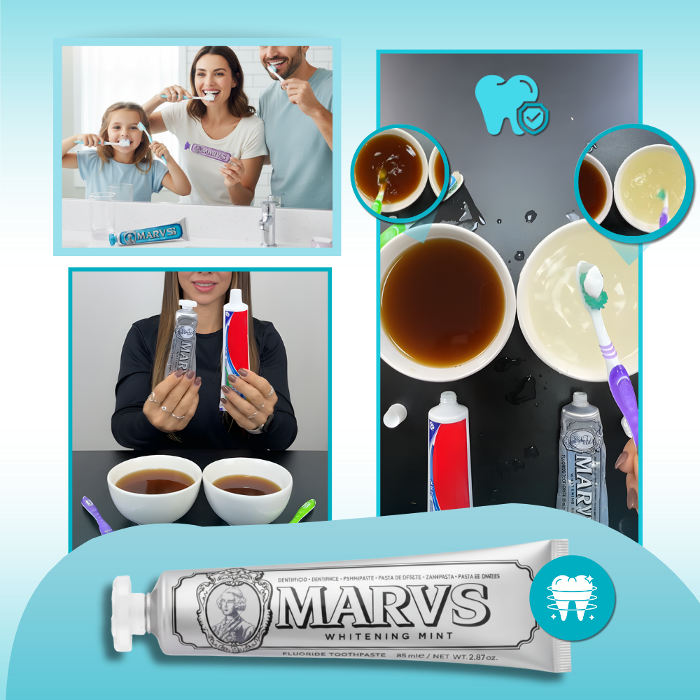 Pasta de dientes blanqueadora con menta - Ozerty