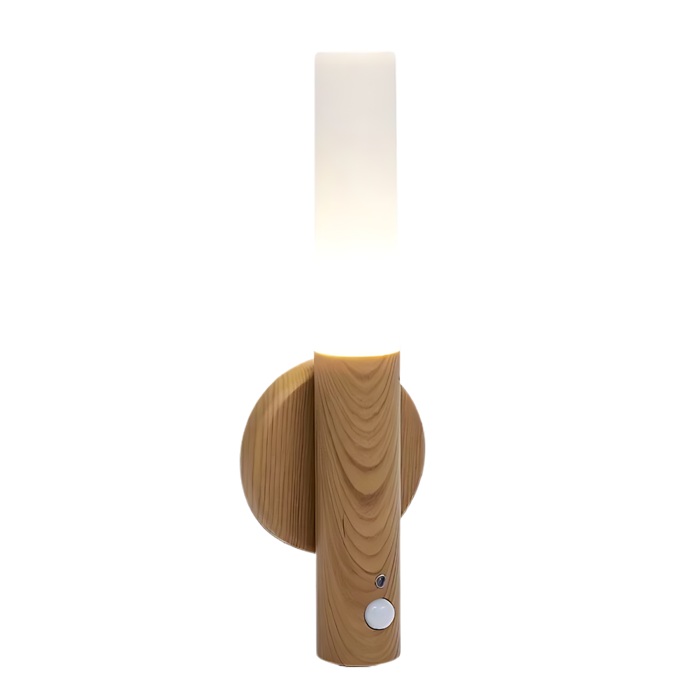 Lámpara recargable con forma de antorcha y sensor de movimiento -Tono claro - Ozerty