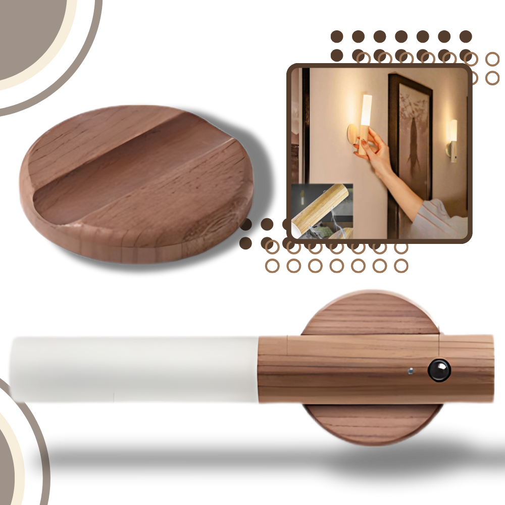 Lámpara recargable con forma de antorcha y sensor de movimiento - Ozerty