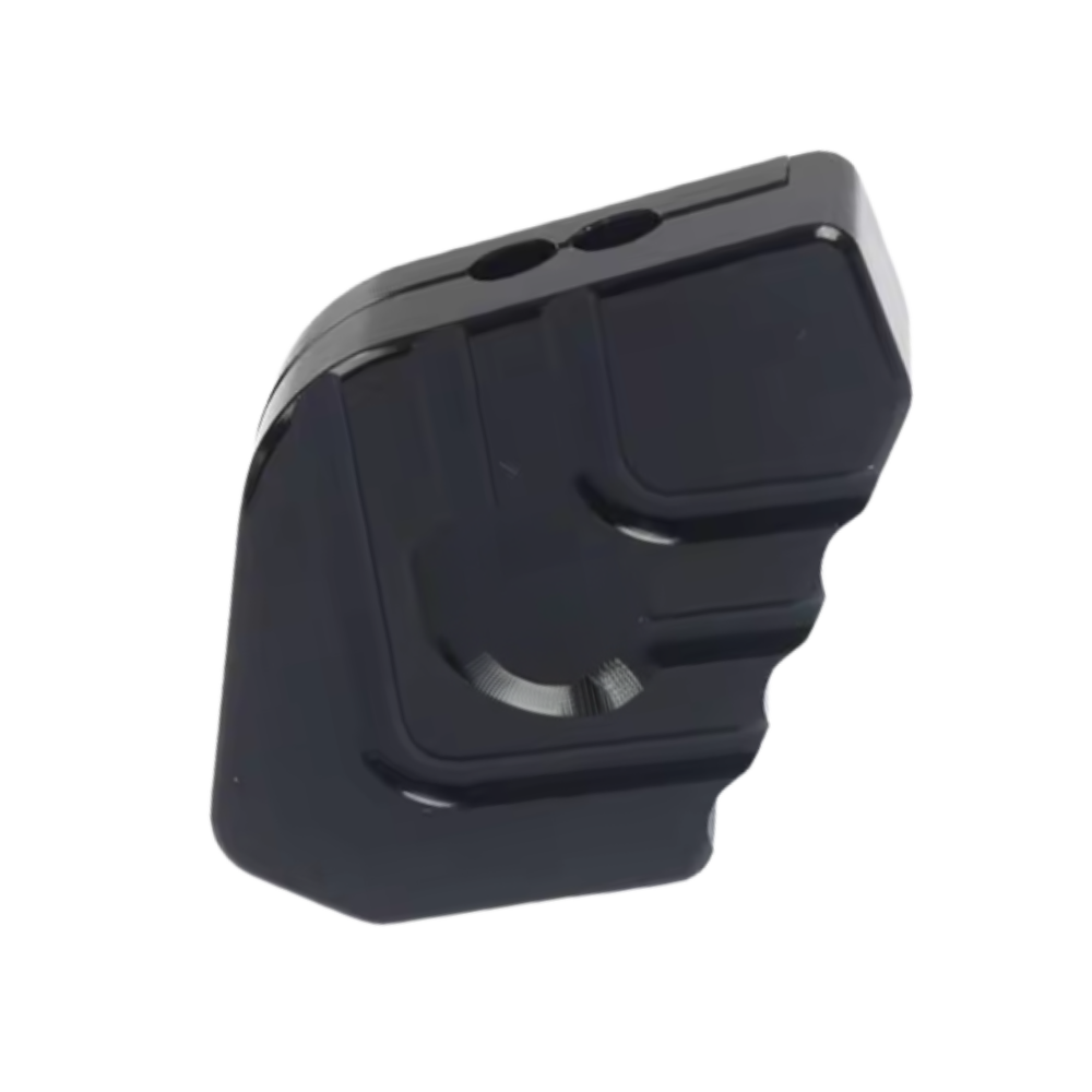 Soporte pata de cabra de aleación para motocicleta -Negro - Ozerty