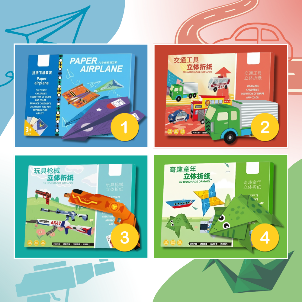 Libro de origami multitemático - Ozerty