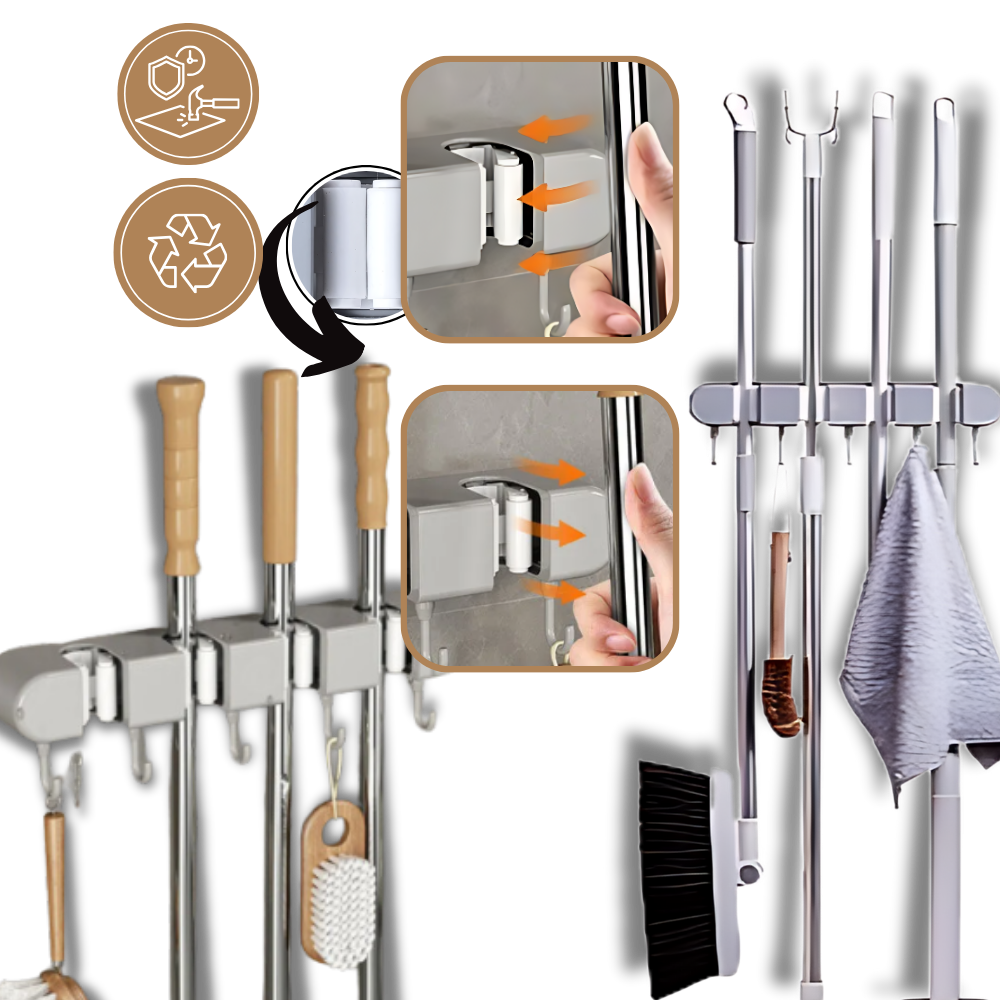 Soporte multifuncional para escobas
- Ozerty