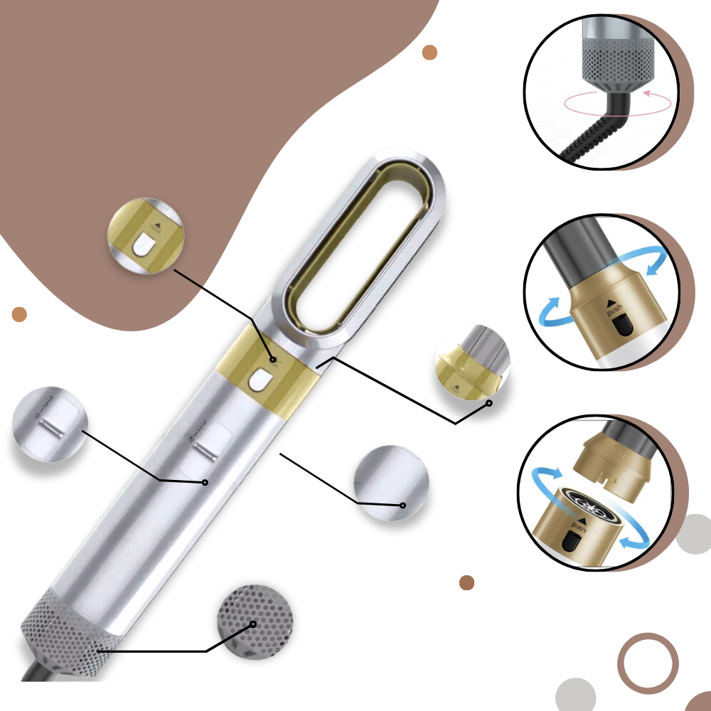 Plancha de pelo multifuncional Pro - Ozerty