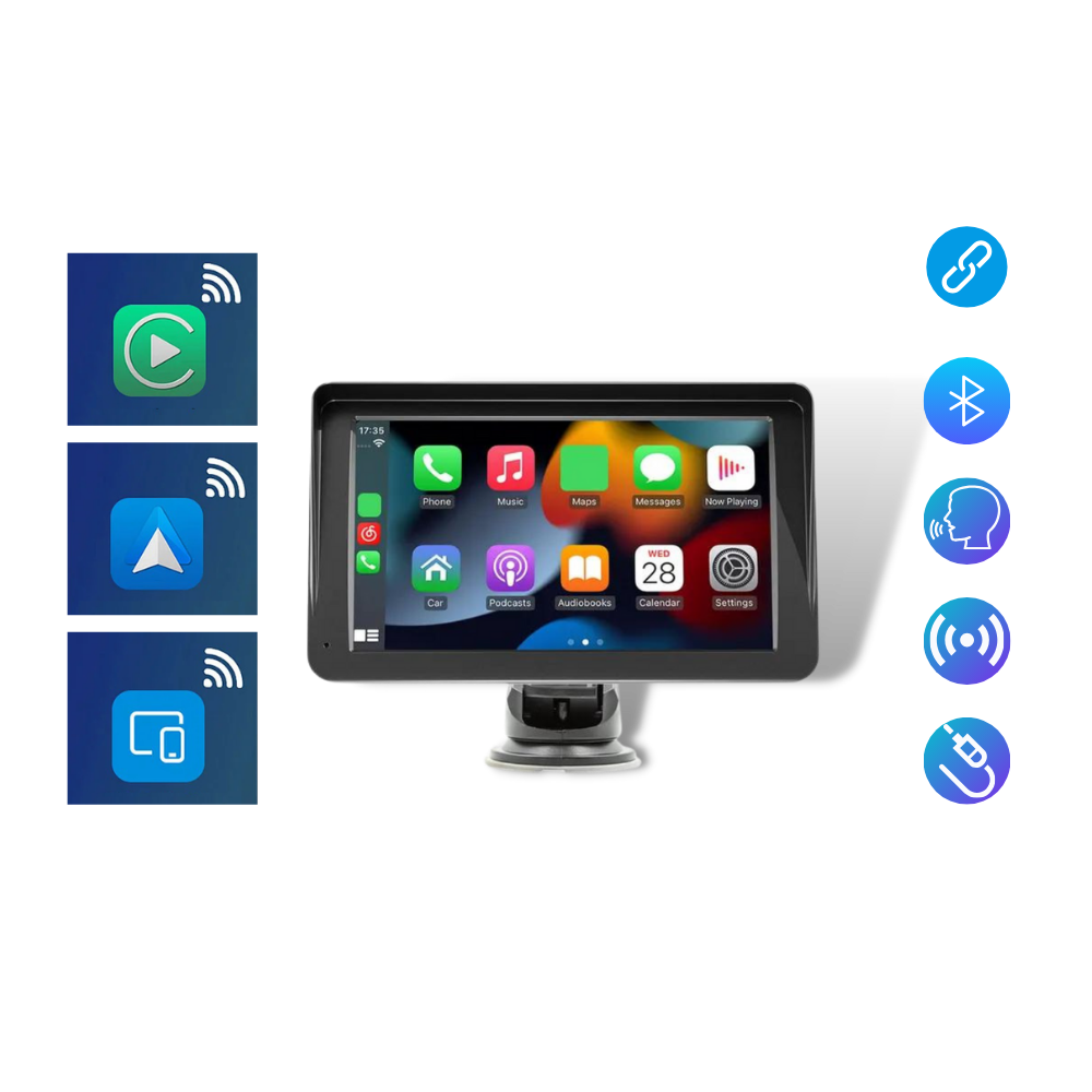 Asistente multimedia inalámbrico para coches
- Ozerty