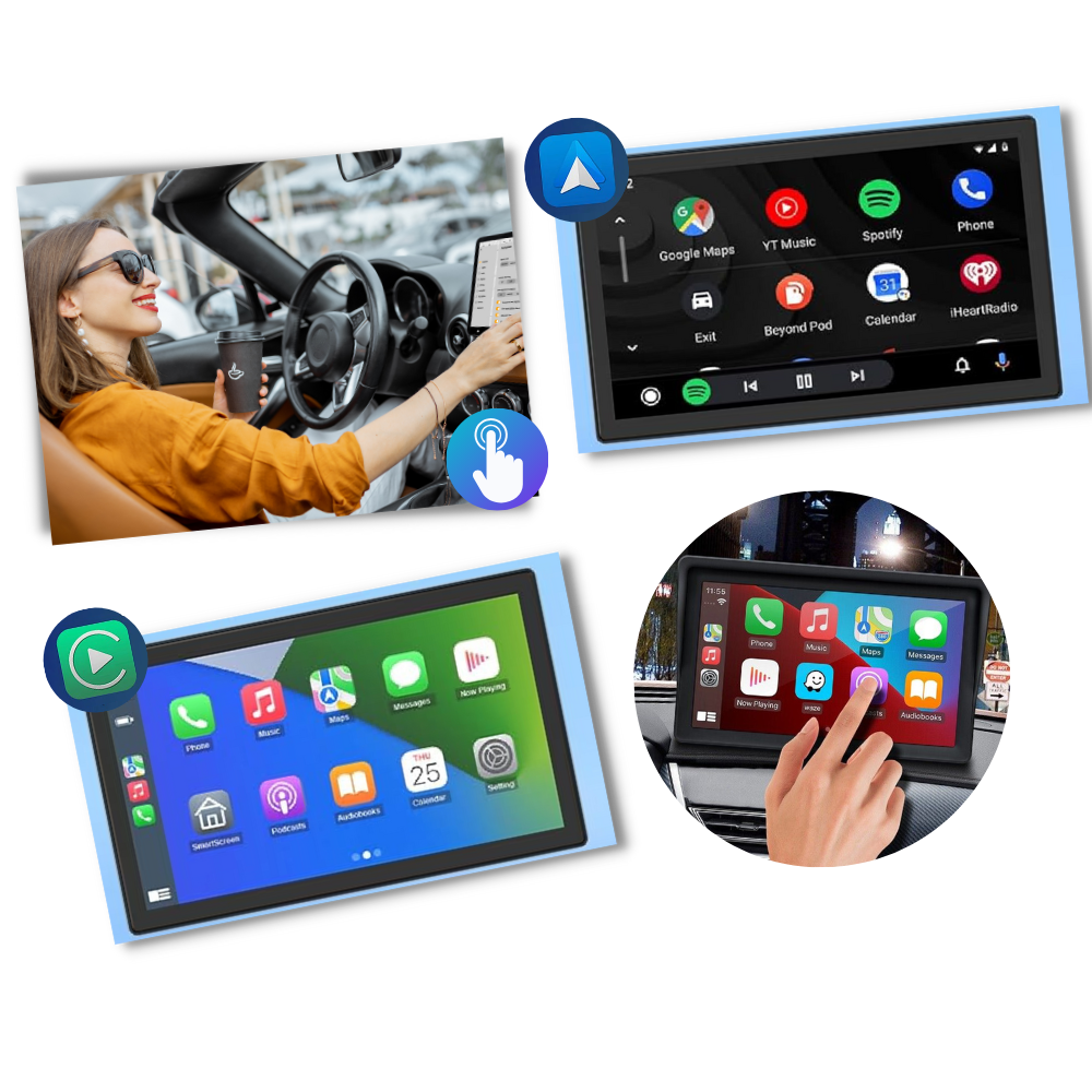 Asistente multimedia inalámbrico para coches
- Ozerty