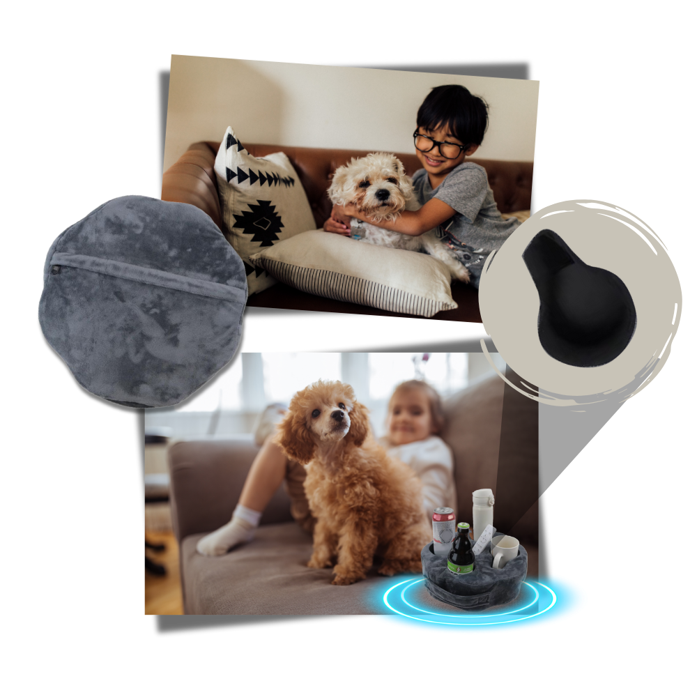 Portavasos con múltiples compartimentos para el sofá - Ozerty