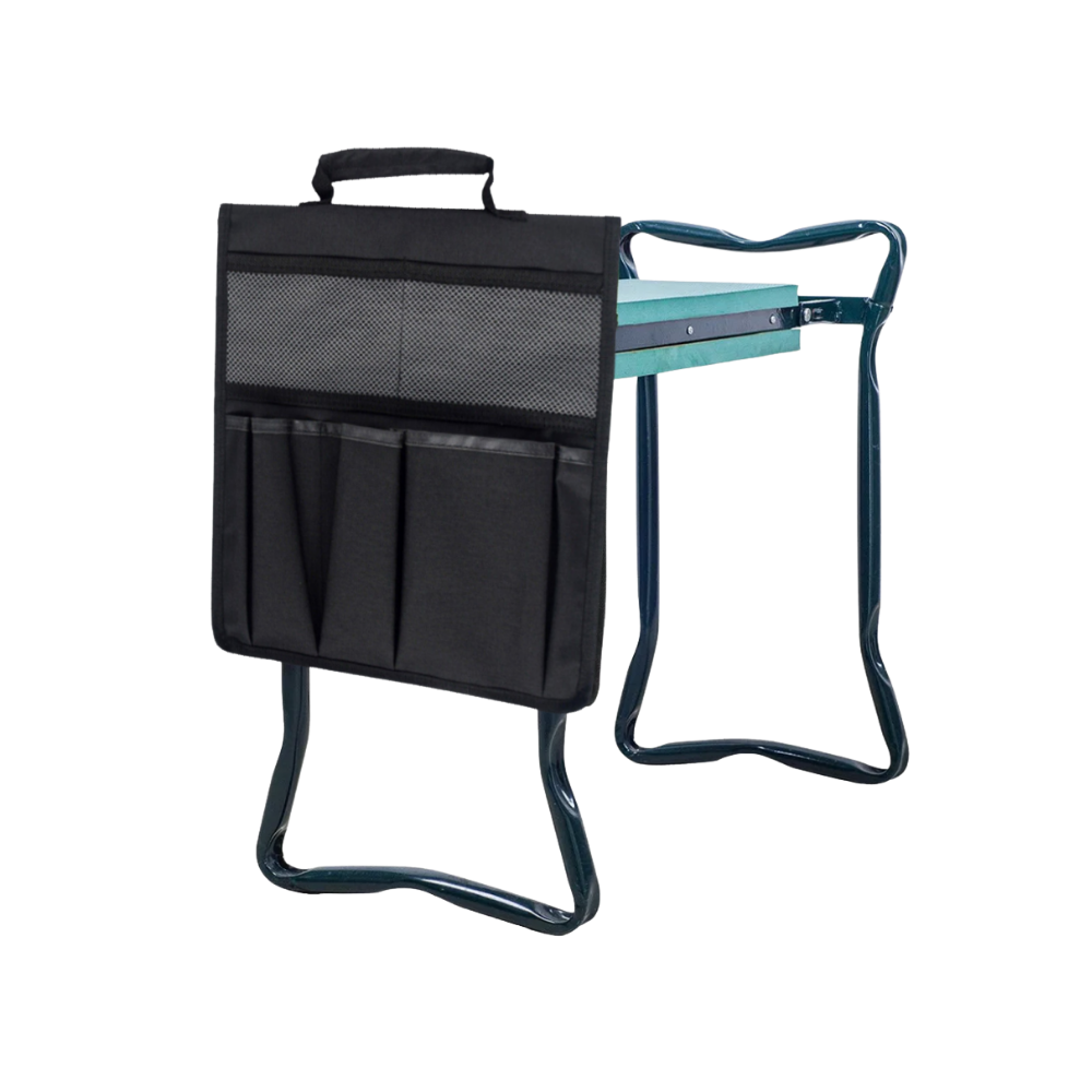 Taburete de jardinería multiusos
-Negro - Ozerty