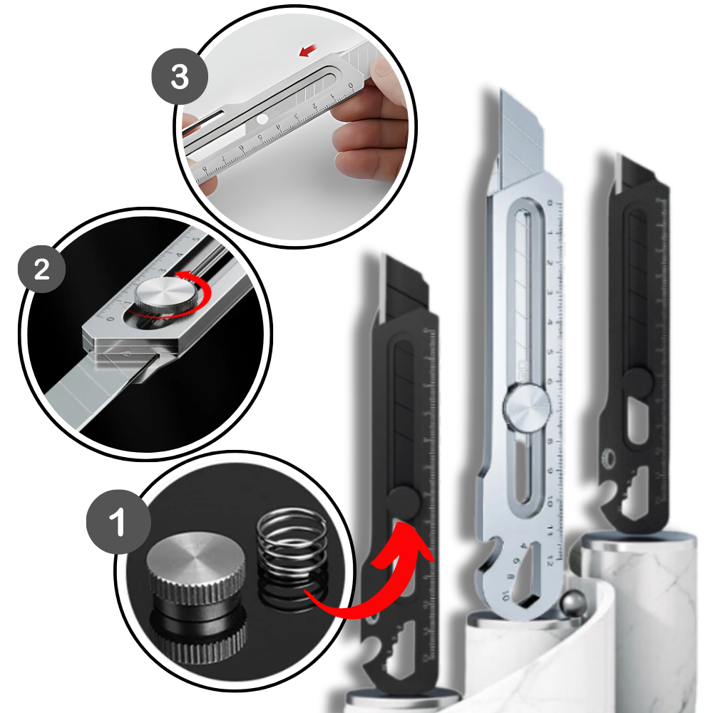 Cúter retráctil multiusos
- Ozerty