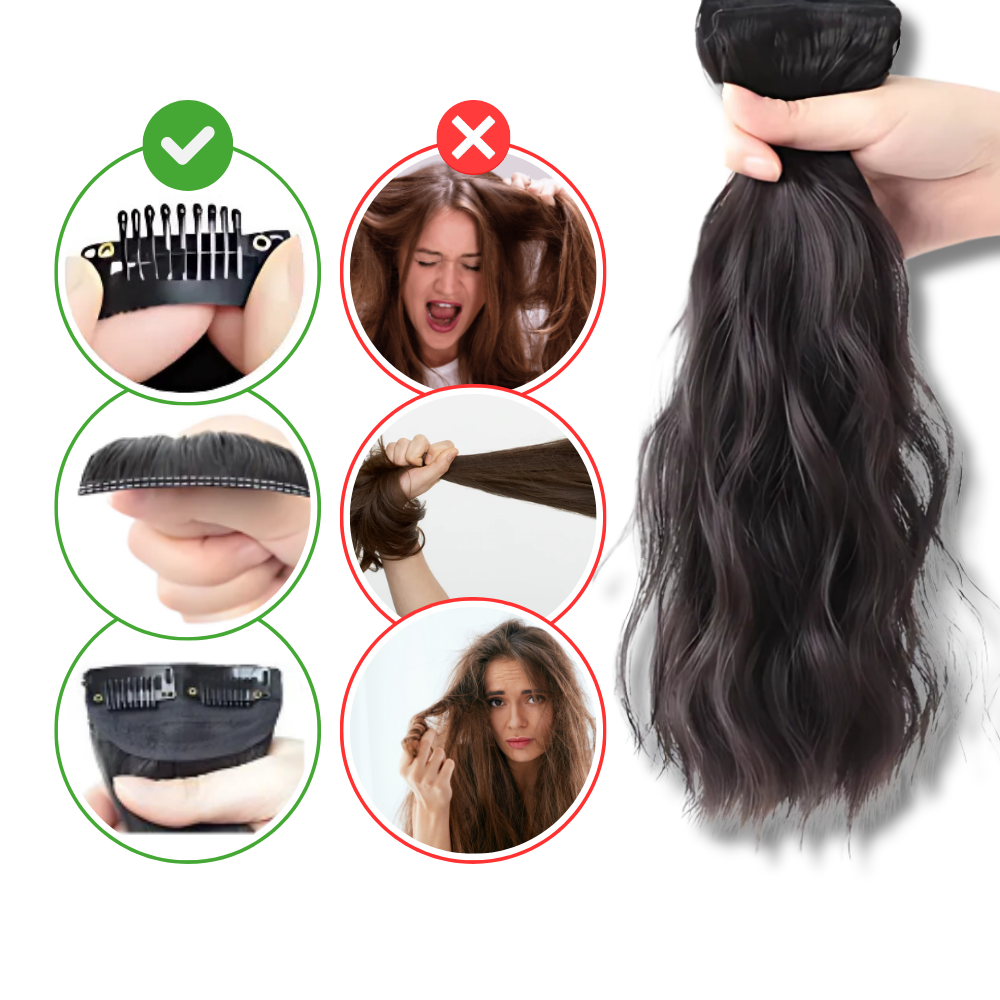 Extensiones de cabello natural tejidas a mano - Ozerty