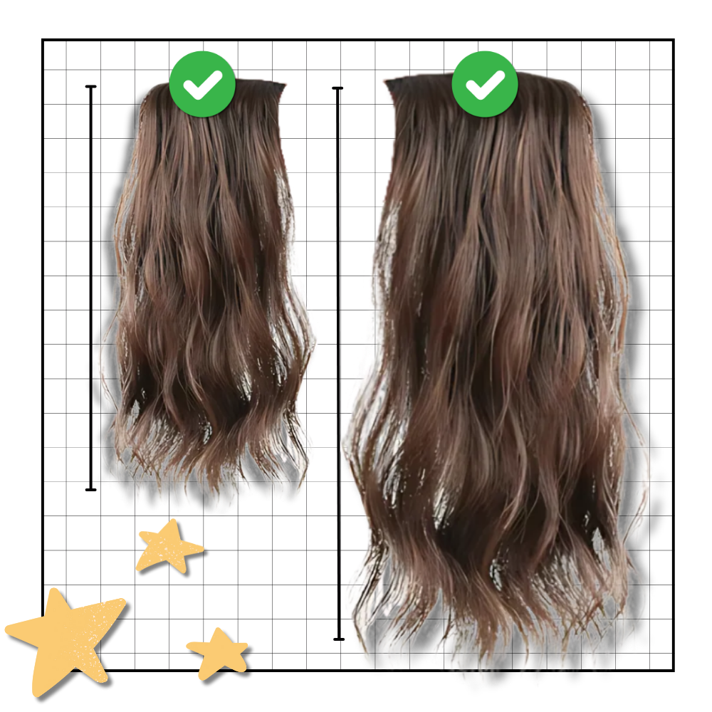 Extensiones de cabello natural tejidas a mano - Ozerty