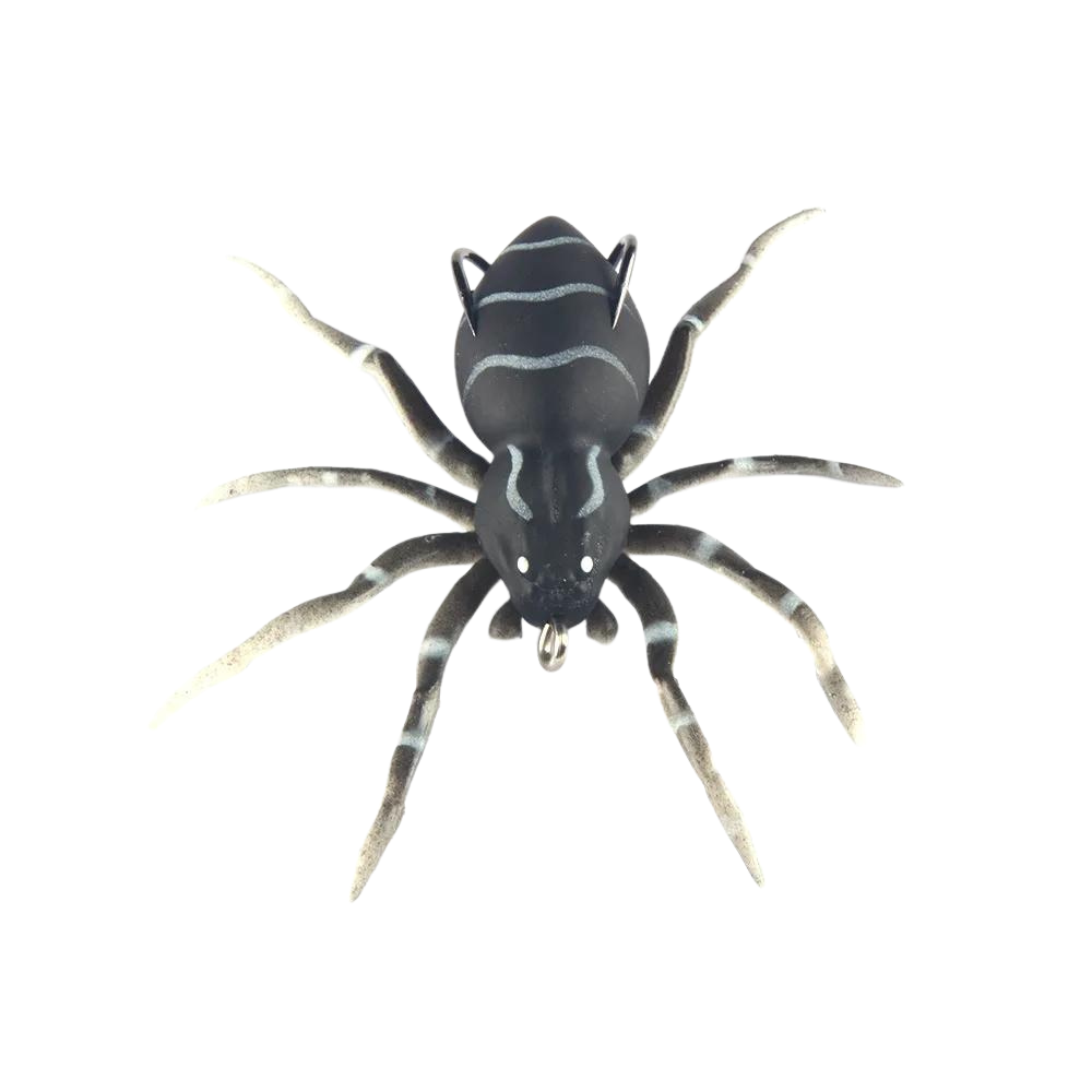 Araña de cebo con movimientos naturales
-Negro - Ozerty